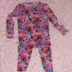Posh Peanut X Disney Little Mermaid 2T pajama set